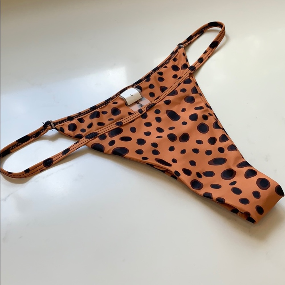 Zaful Print Bikini Bottom